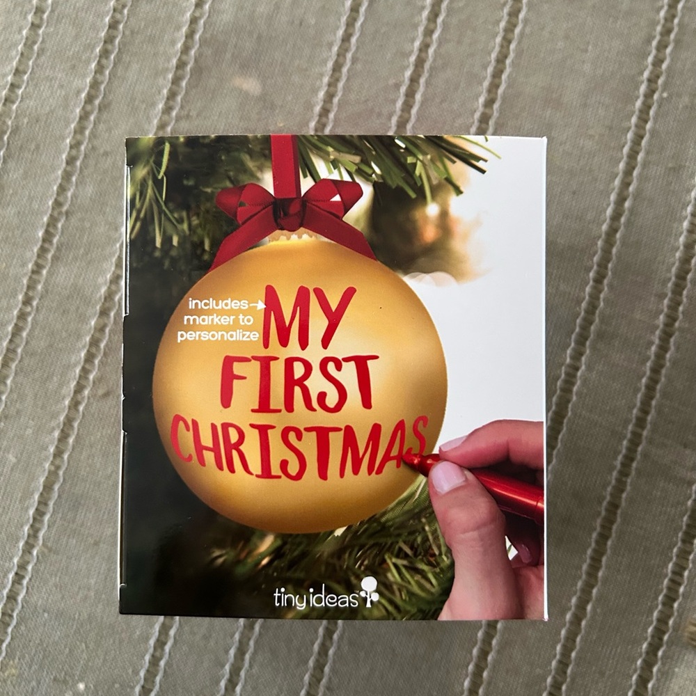 My First Christmas Gold Ornament Kit